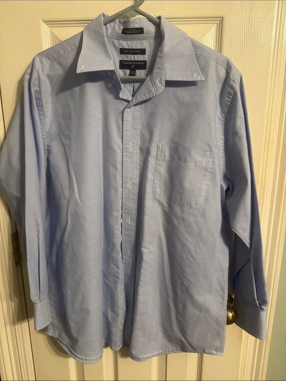 Saks Fifth Avenue Light Blue Oxford Button-Down Dress Shirt